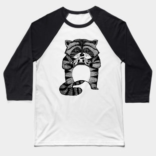 Raccoon Gamer Baseball T-Shirt